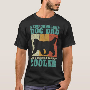 Camiseta Mens Vintage Cachorro Da Terra Nova Como Um Pai No