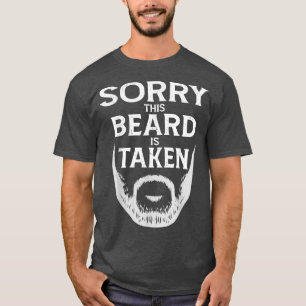 Camiseta Mens Vintage Desculpem. Esta Barba é Tida Engraçad