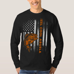 Camiseta Mens Vintage Flag American Reel Legal Abuela Fathe