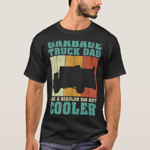 Camiseta Mens Vintage Garbage Pai Como Um Pai Regular