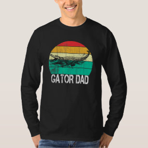 Camiseta Mens Vintage Gator Pai Repltile Alligator Padre