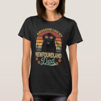 Camiseta Mens Vintage Incrível Como Meu Cachorro Pai Da Ter