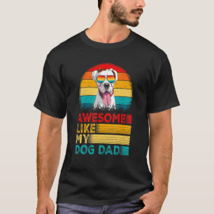 Camiseta Mens Vintage Incrível Como Meu Dia de os pais De P