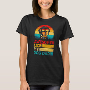 Camiseta Mens Vintage Incrível Como Meus Pais Pais Dachshun