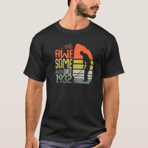 Camiseta Mens Vintage Incrível Desde o aniversário de Golfe