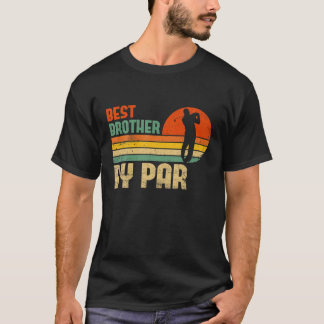 Camiseta Mens Vintage Melhor Irmão Por Par | Broca De Golfe