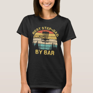 Camiseta Mens Vintage Melhor Pai Passo Por Par Disk Golf Pa