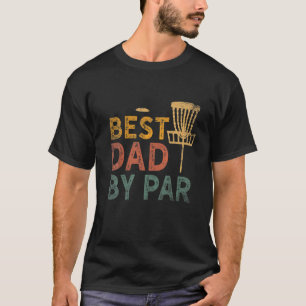 Camiseta Mens Vintage Melhor Pai Por Par Disk Golf Fany Fan