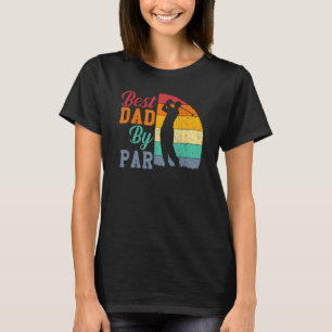 Camiseta Mens Vintage Melhor Pai Por Par Disk Golf Pai Padr