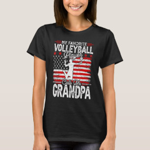 Camiseta Mens Vintage Meu Jogador De Voleibol Favorito Me L