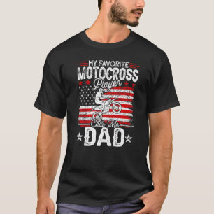 Camiseta Mens Vintage Meu Motocross Player Favorito Me Liga
