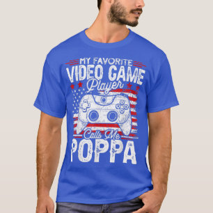 Camiseta Mens Vintage My Favorite Video Game Player Calls M