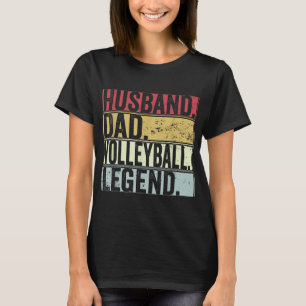 Camiseta Mens Vintage Pai Marido Diversão de Legenda de Vol