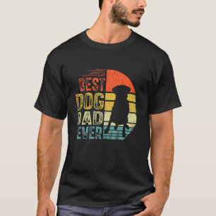 Camiseta Mens Vintage Pug Melhor Pai De Cachorro Já Dia de