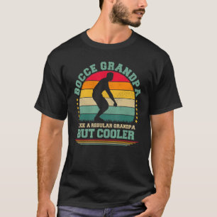 Camiseta Mens Vintage Retro Bocce Grandpa Father's Day