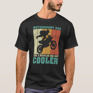 Camiseta Mens Vintage Retro Motorsport Pai Como Um D Regula