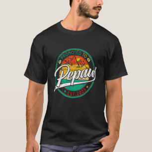 Camiseta Mens Vintage Retro Promovido A Povoar Homens No Le