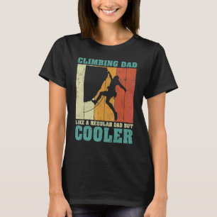 Camiseta Mens Vintage Retro Subindo Pai Como Um Pai Regular