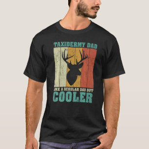 Camiseta Mens Vintage Retro Taxidermy Pai Como Um Da Regula
