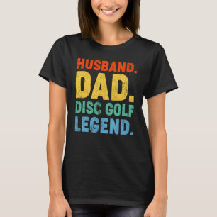Camiseta Mens Vintage Style Mariband Pai Disco Golf Legenda