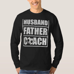 Camiseta Mens Vintage Style Marido Padre Futebol treinador