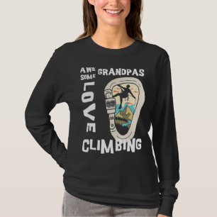 Camiseta Mens Vintage Subindo Carabineiro Admirável Avô L
