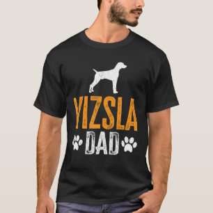 Camiseta Mens Vizsla Pai Gift Cão Pai Vizsla Padre Dia G