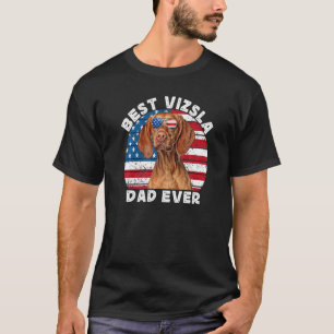 Camiseta Mens Vizsla Pai Para Homens Húngaros Vizsla Americ