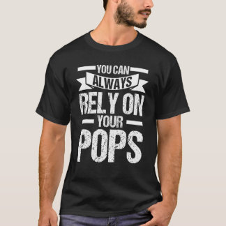 Camiseta Mens, você sempre pode contar com seu avô pop