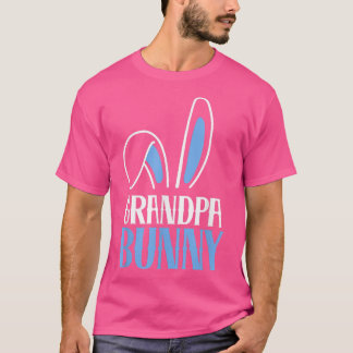 Camiseta Mens Vovô Bunny Costume Família Engraçada Correspo