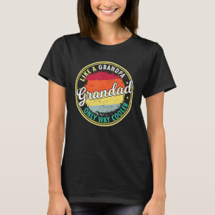 Camiseta Mens Vovô Como Um Vovô Só Muito Mais Fresco