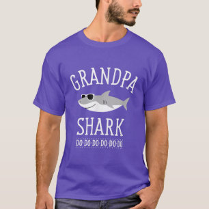 Camiseta Mens Vovô Shark