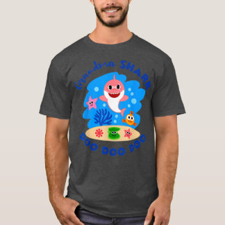 Camiseta Mens Vovó Tubarão-Presente Design