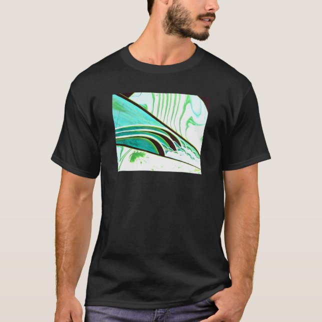 Camiseta Mens Water On The Brain Surf Art (Frente)