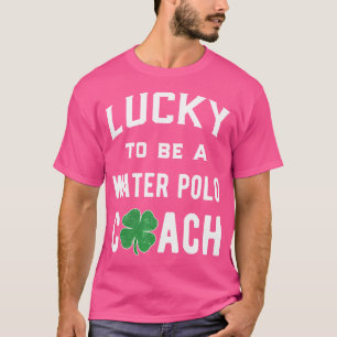 Camiseta Mens Waterpolo Coach Gift Lucky Irish Shamrock Rua