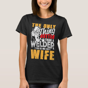 Camiseta Mens Welder A Única Coisa Mais Quente Que Um Solda