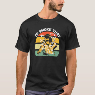 Camiseta Mens Welder Pai Id Fumam Aquilo Para Soldar O Vovô