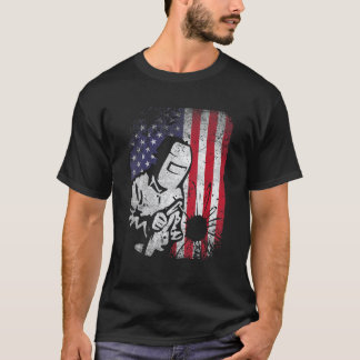 Camiseta Mens Welder - Sofrida U.A. - Soldadura de Bandeira