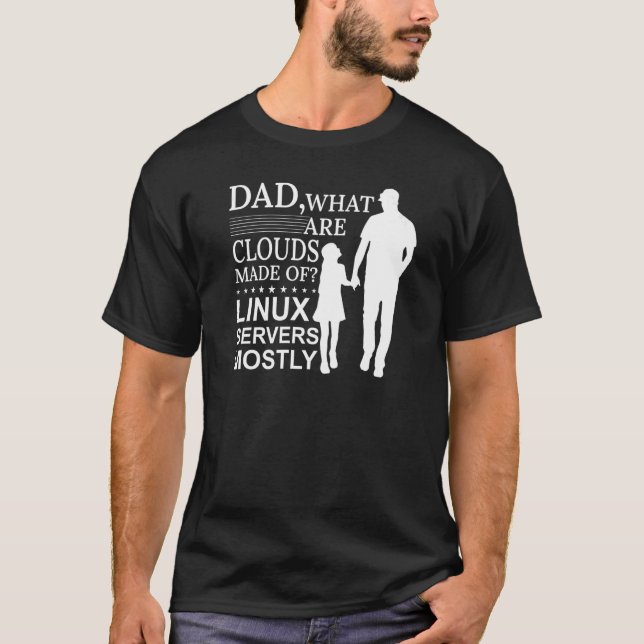 Camiseta Mens What Are Clouds Made Of  Linux Cloud Computin (Frente)
