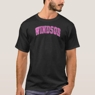 Camiseta Mens Windsor Pennsylvania Pa Vintage Sports Design