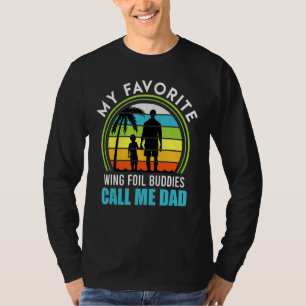 Camiseta Mens Wing Surf Papa Padre Wingfoil Wing Foil