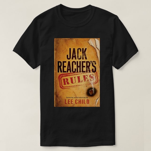 Camiseta Mens Womens Reacher Não Disse Nada, Jack Reacher V (Frente do Design)