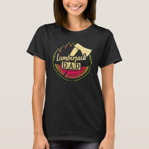 Camiseta Mens Woodworker Ax Arborist Lumberjack Pai 13
