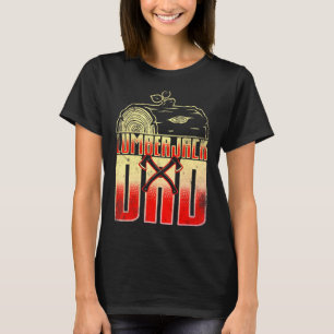Camiseta Mens Woodworker Ax Arborist Pai 9