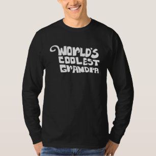 Camiseta Mens Worlds Tipo Vovô Mais Frio Gráfico Para Grand