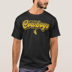 Camiseta Mens Wyoming Cowboys - Roupa do Bloco de atletismo
