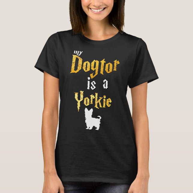 Camiseta Mens Yorkie Yorkie (Frente)