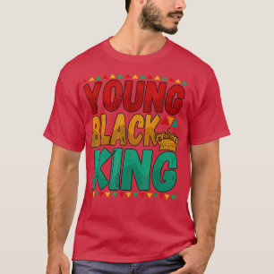 Camiseta Mens Young Black King Africa Juneteenth Black Hist