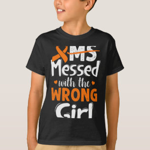 Camiseta Mensado Com A Vestida Errada Laranja