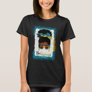 Camiseta Mensageira Bun Bahamas Bandeiras Mulheres Mulher M